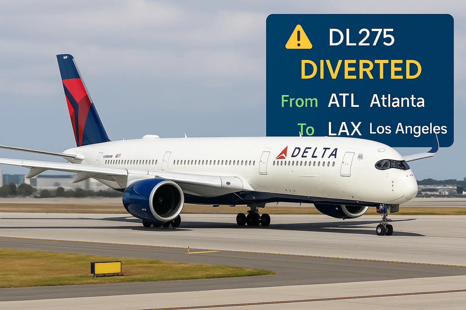 Delta Flight DL275 Diverted LAX