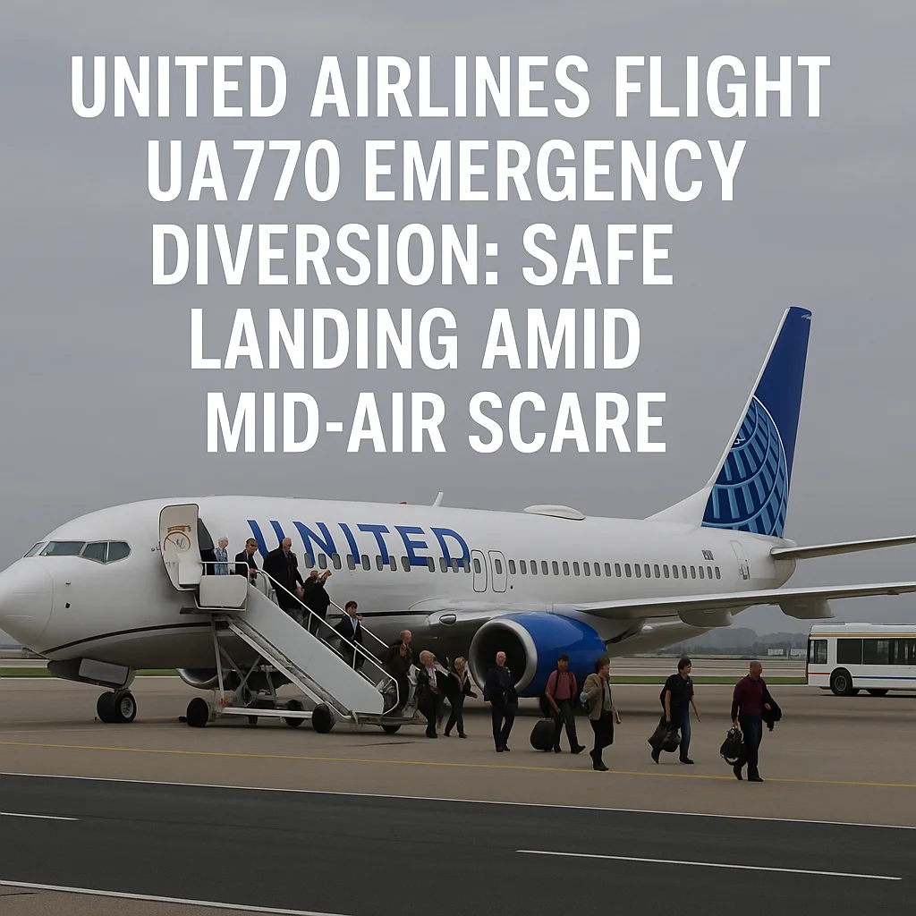 United Airlines Flight UA770 Emergency Diversion